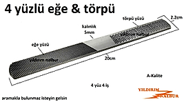 EĞE TÖRPÜ 4 YÜZLÜ METAL EĞE AHŞAP TÖRPÜ ÇİFT YÖNLÜ