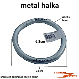METAL HALKA DEMİR DAİRE ÇELİK HALKA METALDEN BOŞ HALKA
