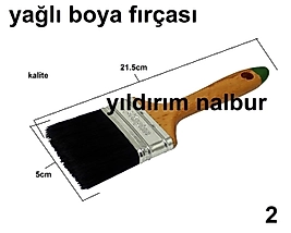 YAĞLI BOYA FIRÇASI 2 KALİTELİ BOYA FIRÇASI DEMİR BOYA FIRÇASI