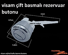 VİSAM ASOS REZERVUAR İÇ TAKIM ÇİFT BASMA BUTONU KOLLU DÜĞMESİ STANDART