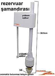 REZERVUAR İÇ TAKIM FLATÖR 3/8 PRİNÇ İÇ TAKIM ŞAMANDIRASI EKONOMİK