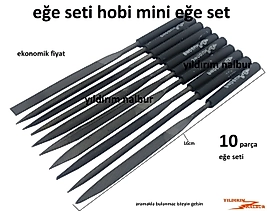 EĞE SETİ HOBİ EĞE SET KÜÇÜK EGE TAKIMI 10 PARÇA SET EĞE