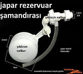 JAPAR REZERVUAR İÇ TAKIM TOPLU ŞAMANDIRA FLATÖR ÜÇ SEKİZ