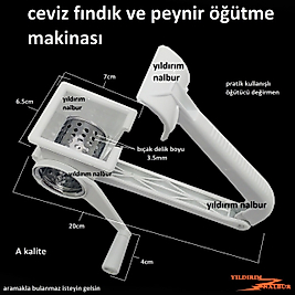 FINDIK KIRMA CEVİZ BADEM PEYNİR ÖĞÜTME PARÇALAMA APARATI MAKİNASI DEĞİRMENİ CEVİZ KIRMA