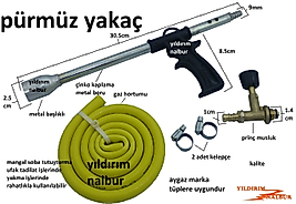 PÜRMÜZ YAK AÇ YAKYAK MANGAL ŞALAMA TUTUŞTURMA SGS