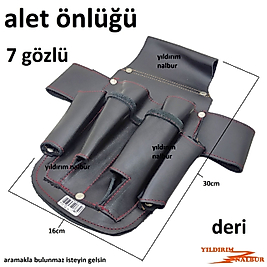 ALET ÖNLÜĞÜ ELEKTRİKÇİ USTA ÖNLÜK DERİ PENSE TORNAVİDA KEMER ÇANTASI