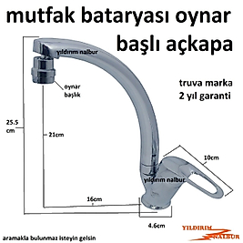 MUTFAK EVYE BATARYASI AÇ KAPA OYNAR BAŞLIKLI YÜKSEK TİP TRUVA 2 YIL GARANTİ