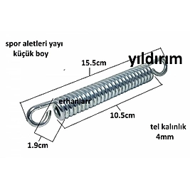 SPOR ALETLERİ YAYI SPOR KÜÇÜK YAYI ÇELİK YAY 1.K