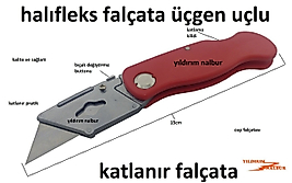 FALÇATA MAKET KATLANIR BIÇAĞI HALI FLEKS 5 YEDEKLİ KALİTE
