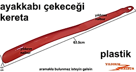 KERETA AYAKKABI ÇEKECEĞİ PLASTİK ÇEK ÇEK EV TİPİ UYGUN ÇEKECEK