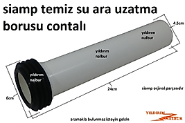 SİAMP GÖMME REZERVUAR TEMİZ SU ARA BAĞLATI BORUSU CONTALI