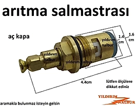 ARITMA MUSLUK SALMASTRASI AÇ KAPA KÜÇÜK BOY MUSLUK İÇİ ARITMA SALMASTIRA