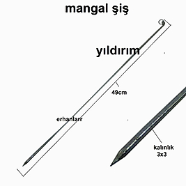 TAVUK ŞİŞ CİĞER ŞİŞ MANGAL ŞİŞİ