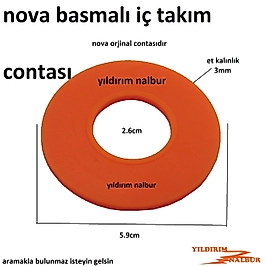 NOVA REZERVUAR İÇ TAKIM BOŞALTMA CONTASI GÖBEK CONTA BASMALI İÇ TAKIM
