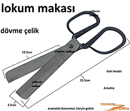 LOKUM MAKASI DÖVME ÇELİK ÖZEL İMALET ŞEKERLEME KESME MAKASI BÜYÜK BOY ÖZEL YAPIM MAKAS