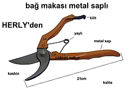 BAĞ MAKASI BUDAMA MAKASI GÜL MAKASI HERLY BİÇME MAKASI