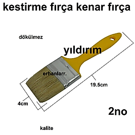 KESTİRME FIRÇA BOYA FIRÇASI KENAR FIRÇA 2 NO KALİTEEE