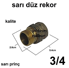 SARI DÜZ REKOR PRİNÇ 3/4 ÜÇ ÇEYREK