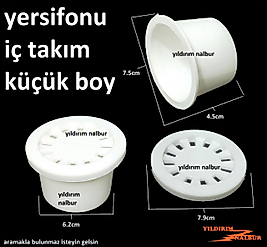 YER SİFONU İÇ TAKIMI KÜÇÜK BOY PLASTİK KOVALI TASLI YER GİDER