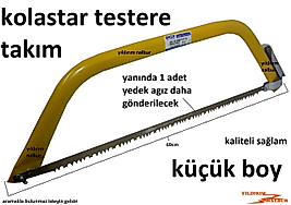 KOLOSTAR ODUN KESME AĞAÇ KESME TESTERESİ KÜÇÜK HEDİYELİ