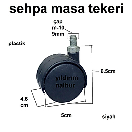 SEHPA TEKERLEĞİ VİDALI BÜYÜK MASA TEKERLEĞİ TEZGAH TEKERLEK