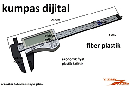 KUMPAS 150 FİBER PLASTİK HAFFİF EKONOMİK HASSAS ÖLÇÜM ALETİ BÜYÜK BOY ÖLÇÜM ALET