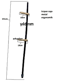 TIRPAN SAPI METAL AHŞAP KULP TAKIM 1.KALİTE ORAK