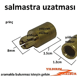 MUSLUK SALMASTRA UZATMASI KISA 1.5CM MUSLUK İÇİ UZATMA