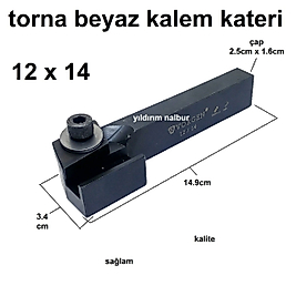 TORNA BEYAZ KALEM 12X14 KATERİ TORNA KATER BIÇAK APARATI