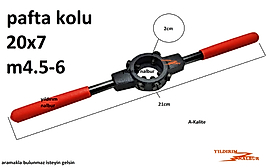 PAFTA KOLU 20X7 DİŞ AÇMA KOLU KÜÇÜK BOY M4.5-6 DİŞ YOLU AÇMA TİJ YAPMA