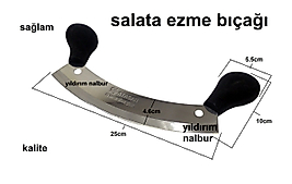 SALATA KEBAP ZIRH EZME BIÇAĞI KEBAPÇI BIÇAĞI ÇİFT SAP