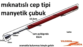 MANYETİK UZAYAN ÇUBUK MIKNATIS 65CM MIKLATIS TAMİRCİ MIKNATIS
