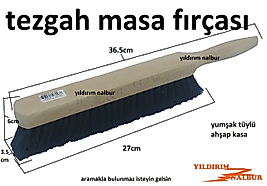 TEZGAH FIRÇASI MASA FIRÇASI LOKANTA FIRÇASI AHŞAP