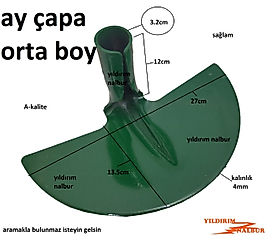 AY ÇAPA GENİŞ MODEL BAHÇE ÇAPASI KARIK AÇMA ÇAPASI KAZMA DİRSEKLİ