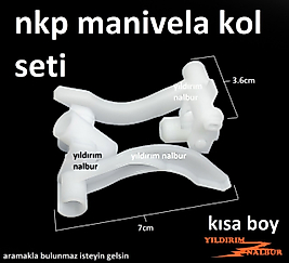 NKP GÖMME REZERVUAR BUTON KISA BOY MANİVELA KOL DÜĞME KOLU KALDIRAÇ ÇİFT KOL