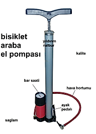 BİSİKLET POMPASI ARABA POMPASI LSTİK POMPASI TEKERLEK POMPASI