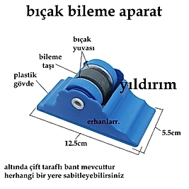 BIÇAK BİLEME APARATI BIÇAK EĞELEME TAŞLAMA TÖRPÜ APARAT