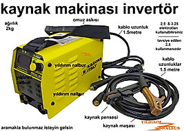 İNVERTÖR KAYNAK MAKİNASI 2KG KABLOLU ÇANTA TİPİ KAYNAK YAPMA MAKİNASI ELEKTROT KAYNAK