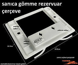 SANICA GÖMME REZERVUAR ÇERÇEVE KULAKLI REZEVUAR KAPAK SANİCA