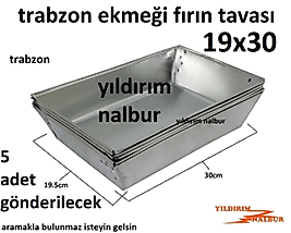 TRABZON EKMEĞİ 19x30 FIRIN TAVASI PUNTALI BÜYÜK BOY DUBLE TAŞ FIRIN TAVA MISIR EKMEĞİ