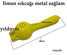 LİMON SIKACAĞI METAL KALİTELİ KUVETLİ LİMON LİMONATA