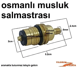 OSMANLI MUSLUK SALMASTIRASI 5.2CM OSMANLI MUSLUK TAMİR TAKIMI KISA MODEL İNCE DİŞ