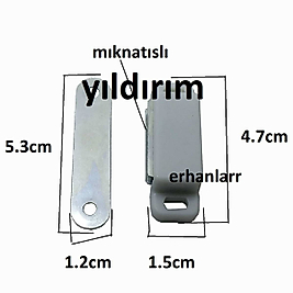 SİNEKLİK ÇITÇIT MIKNATISLI KAPAK KİLİTLEME MIKNA