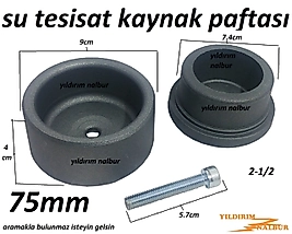 SU TESİSAT MAKİNASI 75MM KAYNAK PAFTA LOKMA APARAT 75LİK LOKMA KAYNAK
