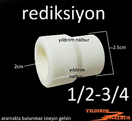 10 ADET 20-25 LİK PPRC PLASTİK REDÜKSYON DÜŞÜRÜCÜ BORU REDİKSYONU