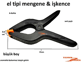 EL TİPİ İŞKENCE BÜYÜK BOY PLASTİK HOBİ İŞKENCE MENGENE MONTAJ SIKIŞTIRMA APARATI