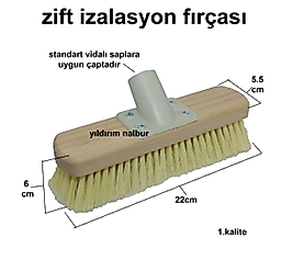 ZİFT FIRÇASI FIRIN FIRÇASI AĞAÇ 1KALİTE SERT FIRÇA İZOLE FIRÇA