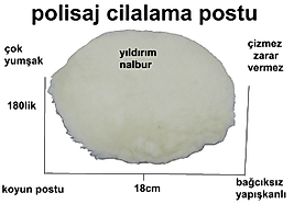 POLİSAJ POSTU 180 LİK KALİTELİ KUZU POSTU ÇİZMEZ CIRTLI YAPIŞKANLI KALİTELİ