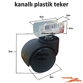 SEHPA TEKERLEĞİ PLASTİK MASA TEKERLEĞİ SUNTA KANALLI TEKERLEK