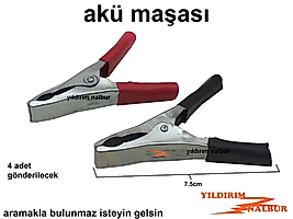 4 ADET AKÜ MAŞASI TAKVİYE MAŞASI TAKVİYE KABLOSU UCU